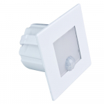 Montuojamas &scaron;viestuvas DPM Ycb177W-Pir, laiptų ap&scaron;vietimui, LED, 1,2W, 4000K, 40 lm, 110&deg;, IP20, su