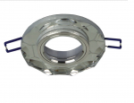 Montuojamas &scaron;viestuvas BALTIK GAISMA D1807 Cl Cr Gu10, LED &scaron;viečiantis kra&scaron;tas, apvalus, skaidrus