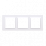 Rėmelis KONTAKT SIMON 10, baltas sp., 3 viet., CR3/11