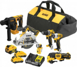 Akumuliatorinių įrankių komplektas DEWALT DCK611P1D2-QW, 12V, komplekte 1x5,0 Ah; 2x2 Ah akumuliator