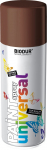 Universali aerozolinė emalė BIODUR, ruda (RAL8011), 400 ml