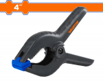 Rankinis spaustuvas WADFOW, plastmasinis, 100 mm, WCP5374
