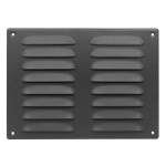 Ventiliacinės grotelės EUROPLAST MR2619A, 260 x 190 mm, antracito sp., metalinės