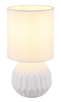 Stalinis nakties &scaron;viestuvas GLOBO Sylas, E14, 1 x 40 W, 230V, baltos sp., laido ilgis 1,5 m, 120 x 2