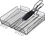 Kepimo grotelės BBQ, 56x31x5,5cm, nerūdijančio plieno
