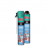Klijuojančios putos AKFIX 960 Pu, 750ml, minimali plėtra, &scaron;ilumos izoliacinėms sis. tvirtinti prie f