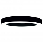 Pakabinamas LED &scaron;viestuvas TOPE, 48W, 3000-6500K, 230V, 4320lm, IP40, 80 cm skersmuo, juodos spalvos