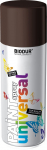Universali aerozolinė emalė BIODUR, tamsiai ruda (RAL8017), 400 ml