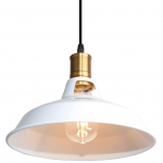 Pakabinamas &scaron;viestuvas G.LUX Gt-310-D31-1S-Wh Loft-8, 1 x E27, 310 mm skersmens gaubtas, baltos/žalv