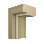 Laminuota durų stakta VIVENTO, komplektas durų varčiai, de&scaron;ininė, spalva Bleached Oak,  matmenys 44