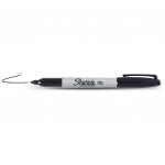Žymeklis ra&scaron;alo pagrindu SHARPIE Fin Fin, juodas, 1mm, 09-810930