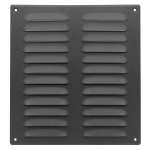 Ventiliacinės grotelės EUROPLAST MR2628A, 260 x 280 mm, antracito sp., metalinės