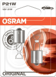 Automobilinė lemputė OSRAM, 21W/12V/BA15S L7506-02B, gabaritinė, metalinio cokolio, stabdžių, posūki