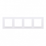 Rėmelis KONTAKT SIMON 10, baltas sp., 4 viet., CR4/11