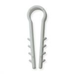 Kabelio, tvirtinimo dirželio laikiklis XIDO, apvalus, d-10 mm, baltos sp., 100 vnt., TDKSA10-W