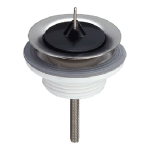 Ventilis praustuvui VIEGA 100261, 11/4 x 60 mm, I&scaron;leidimo, su kam&scaron;čiu, plieninis, Vokietija