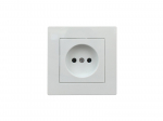 Ki&scaron;tukinis lizdas ORRO, 1 vietos, įleidžiamas, be įž., 16 A, 250 V, baltos sp., 9221-46, A550440036