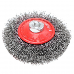 &Scaron;epetys metalui plieninis diskinis VERTO 62H121, 115 mm, su sriegiu kampiniam &scaron;lifuokliui