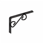 Lentynos laikiklis VELANO, WOP 150 C 150x100 mm, juodos spalvos, DMX 5266