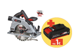 Akumuliatorinis diskinis pjūklas EINHELL TP-CS 18/190 Li, BL-Solo, 18 V, Li-ion, be akumuliatoriaus,