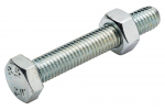 Varžtas LAMIDA, DIN933, 8 x 20 mm, su veržle DIN934 M8, cinkuoti, 6 kompl.