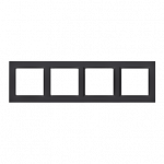 Rėmelis KONTAKT SIMON 10, juodos sp., 4 viet., CR4/49