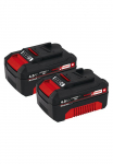 Akumuliatorių komplektas EINHELL PXC-Twinpack CB B1, komplekte 2 x 18 V, 4,0 Ah akumuliatoriai, dulk