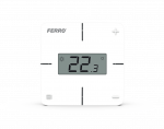 Belaidis kambario temperatūros reguliatorius FERRO FTHL*, su LCD ekranu, FTHL*