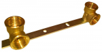 Montažinė plok&scaron;telė, žalvarinė, 1/2x1/2'', vidus/vidus, 15 cm, 241520