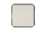 Perjungiklis VILMA LX 200, 1 klavi&scaron;o, įleidžiamas, baltos spalvos, P610-010-12