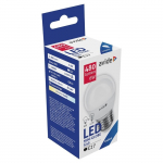 LED lempa AVIDE At-9020, 6W (=42W), E27 G45 burbuliukas, CW, 6400K, 220-240V, 470-480 lm, 25.000 val