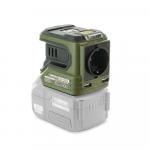 Daugiafunkcis adapteris HERVIN BATTERY, 20 V, 230 V, maks. 100 W, 2xUSB, LED, be akumuliatoriaus, PL