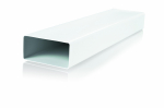 Ventiliacinis ortakis PLASTIVENT, 60 x 204, L-1 m, plastikinis, baltas, 8010