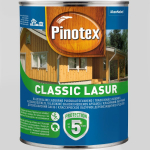 Medienos impregnantas PINOTEX Classic Lasur, 1 l, &scaron;ermuk&scaron;nis, matinis
