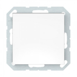 Perjungiklis VILMA Qr1000 P610-010-02, 1 klavi&scaron;o, įleidžiamas, baltos sp.