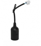 Lempos lizdas INTERTEC 45601, E27, plastikinis, remonto darbams, su laidu ir kontaktine kaladėle, ju