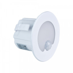 Montuojamas &scaron;viestuvas DPM Ycb178W-Pir, laiptų ap&scaron;vietimui, LED, 1,2W, 4000K, 40 lm, 110', IP20, su