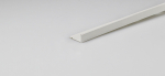 Kampas plytelėms ARCANSAS 391M/L/01, 2500 x 23 x 8 mm, plastikinis, i&scaron;orinis, "edge" , baltas matini