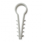 Kabelio, tvirtinimo dirželio laikiklis XIDO, apvalus, d-16 mm, baltos sp., 50 vnt., TDKSA16-W