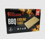 Ugnies įdegtukai VULKAN, kubeliai, 15 mm, 32 vnt., IK-1-15