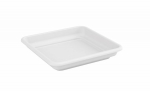Plastikinė lėk&scaron;tutė MEGA, baltos sp., 29 x 29 x 5 cm.