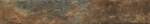 Klinkerinės sienų plytelės PARADYZ Ardis Rust STR Mat, 6,5 x 39,7 x 1,1 cm, 0,770 m2/dėž., rudos spl