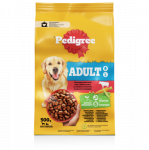 Sausas ėdalas &scaron;unims PEDIGREE Adult, su jautiena ir daržovėmis, 500 g
