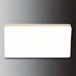 Galinis dangtelis PVC kanalui SERT PLASTIK Sertp0604060, 60 x 40 mm, baltos spalvos, 2 vnt.