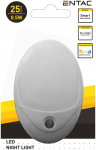 Sieninis &scaron;viestuvas ENTAC En-1963, naktinis, 0,5 W, 220-240 V, 6400 K, 25 lm, IP20, automatinis įsij