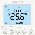 Programuojamas WiFi termostatas GRAND MEYER W350, 16 A, 230V, el. grindų &scaron;ildymui, su patalpos ir gr