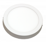 Įmontuojamas &scaron;viestuvas ORRO, panelė, pavir&scaron;inė, LED 18 W, 220-240 V, 800 lm, 3000 K, apvali, baltos