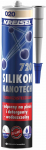 Silikoninis hermetikas KREISEL Silikolor 720, 280 ml, grafitinės spalvos (8A)