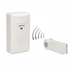 Skambutis ORNO Or-Db-Kh-123, 230V, baltos sp., 75m bevielis drėgmei atsparus mygtukas IP44