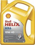 Variklinė alyva SHELL Helix HX6 10W-40, pusiau sintetinė, benzininiams, dyzeliniams ir dujiniams var